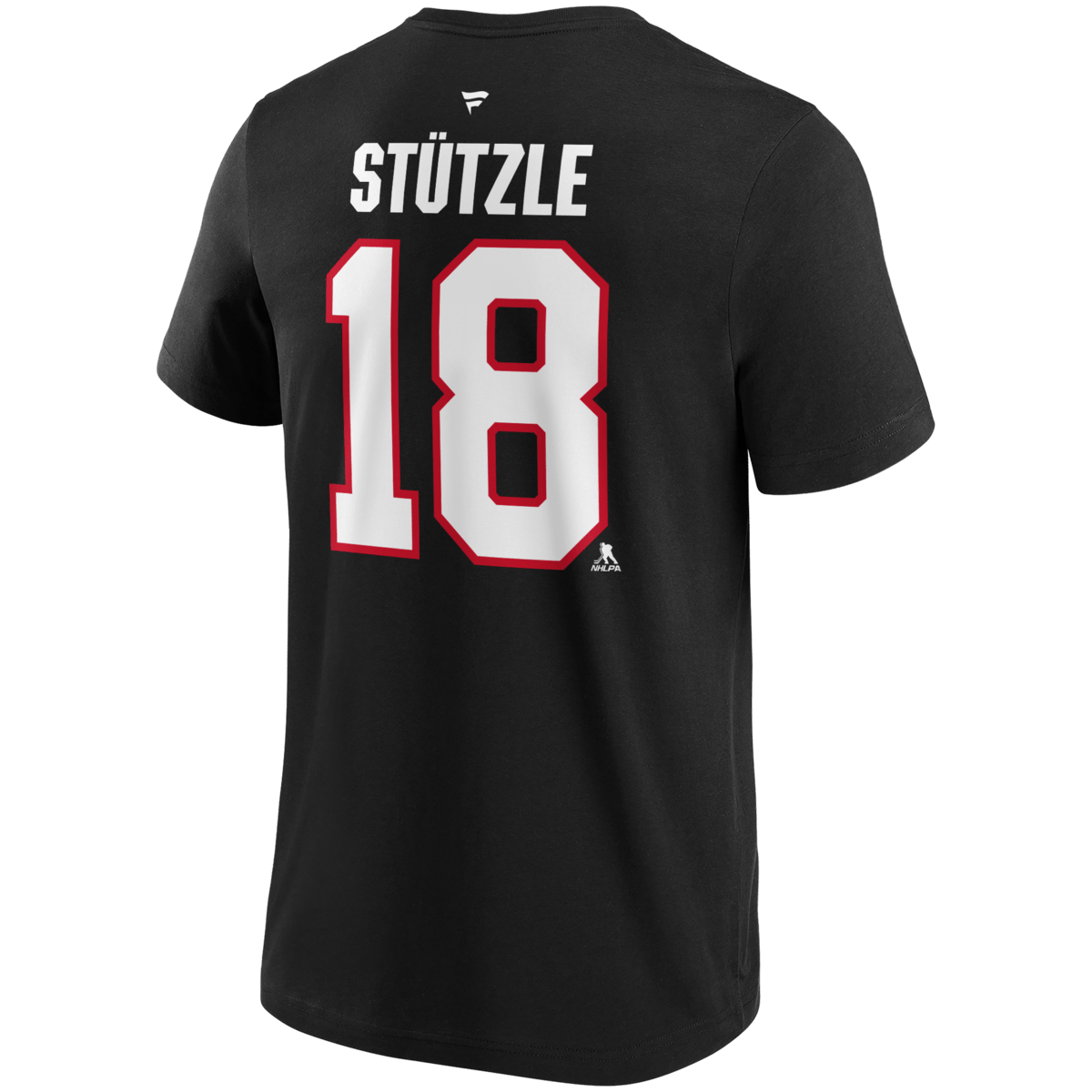 Tim Stützle #18 Ottawa Senators Fanatics NHL Player T-Shirt Schwarz - STADIUMDREAMS