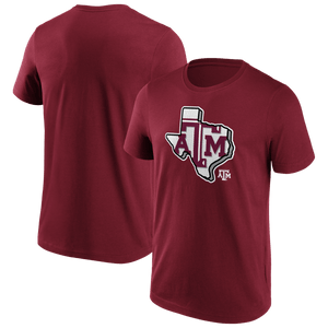 Texas A&M Aggies Fanatics NCAA Hometown Grafik College T-Shirt Rot - STADIUMDREAMS