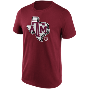 Texas A&M Aggies Fanatics NCAA Hometown Grafik College T-Shirt Rot - STADIUMDREAMS