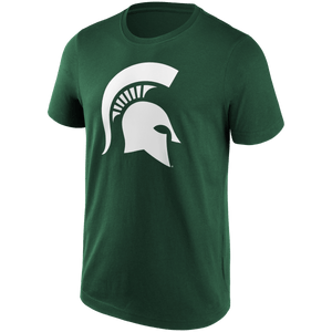 Michigan State Spartans Fanatics NCAA Primary Logo Grafik College T-Shirt Grün - STADIUMDREAMS