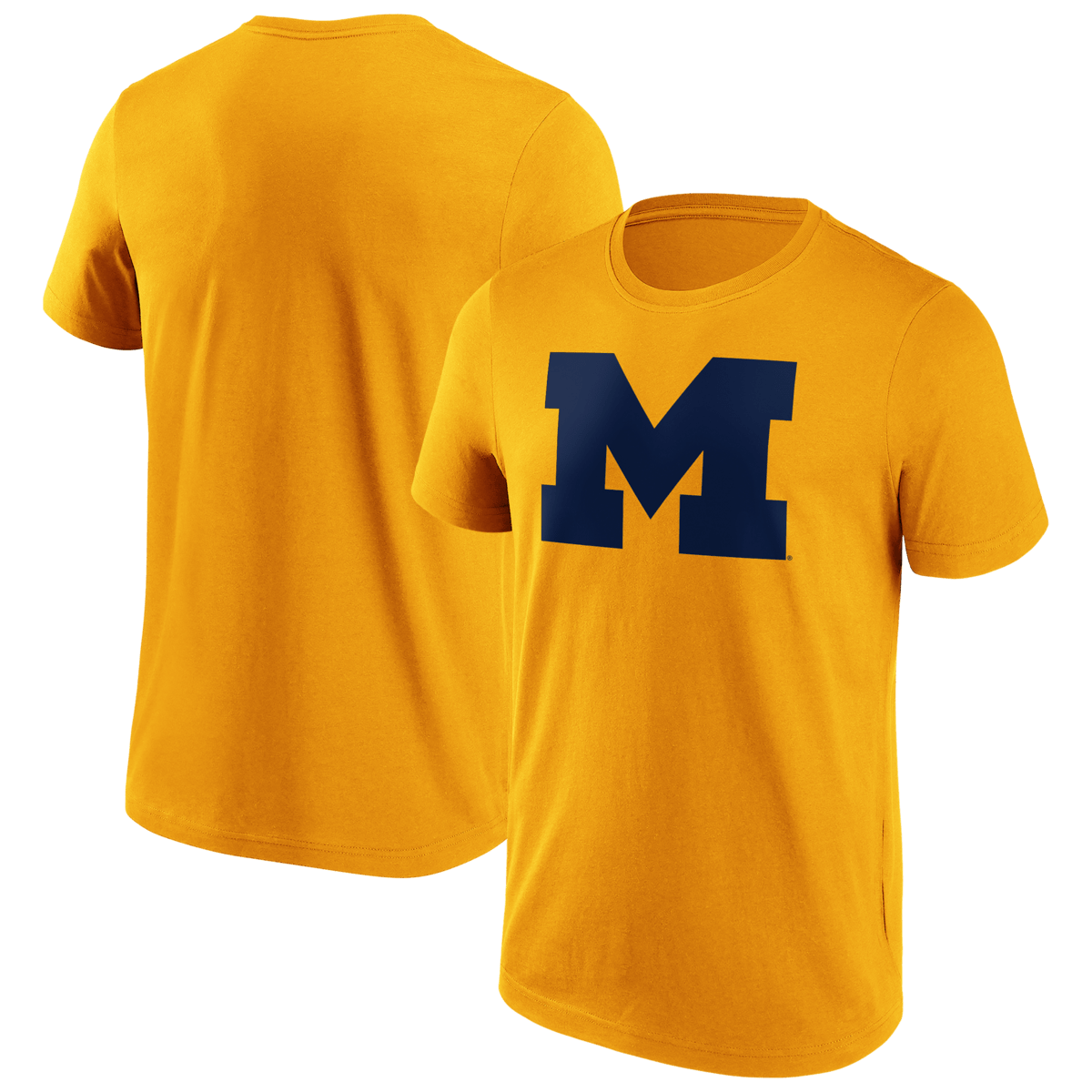 Michigan Wolverines Fanatics NCAA Primary Logo Grafik College T-Shirt Gelb - STADIUMDREAMS