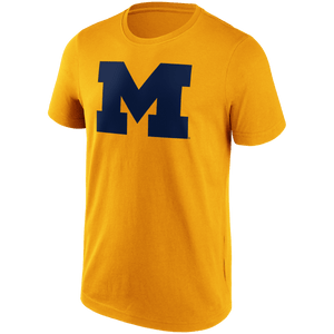 Michigan Wolverines Fanatics NCAA Primary Logo Grafik College T-Shirt Gelb - STADIUMDREAMS