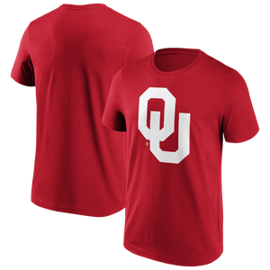 Oklahoma Sooners Fanatics NCAA Primary Logo Grafik College T-Shirt Rot - STADIUMDREAMS