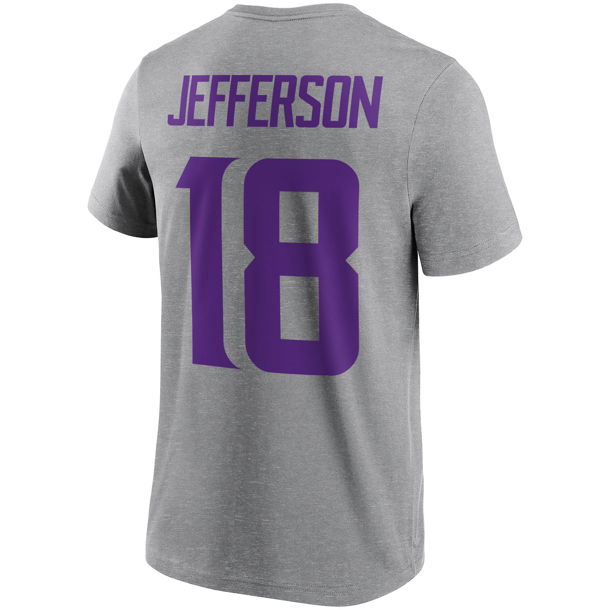 Justin Jefferson #18 Minnesota Vikings Fanatics NFL Player T-Shirt Grau