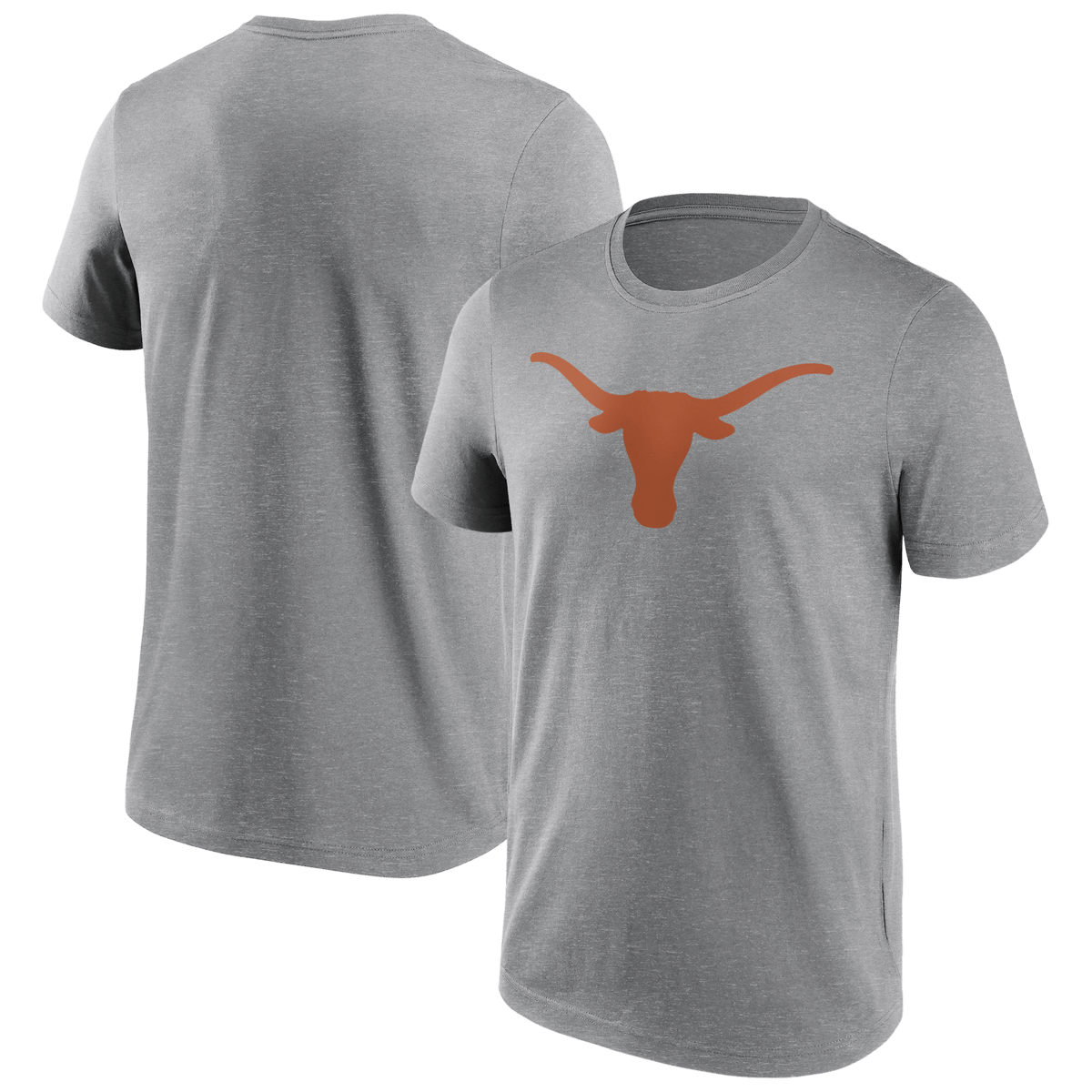 Texas Longhorns Fanatics NCAA Primary Logo Grafik College T-Shirt Grau - STADIUMDREAMS