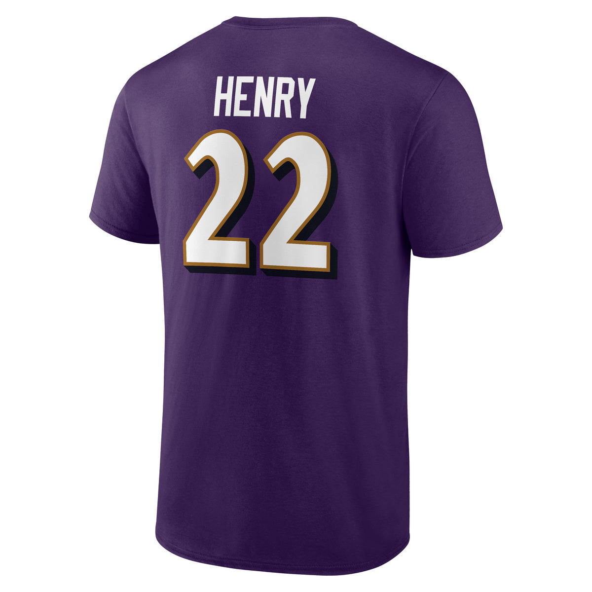 Derrick Henry #22 Baltimore Ravens Fanatics NFL Player T-Shirt Lila