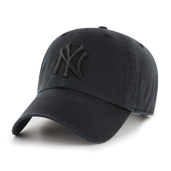New York Yankees '47 Clean Up Adjustable MLB Cap Tonal Vintage Schwarz