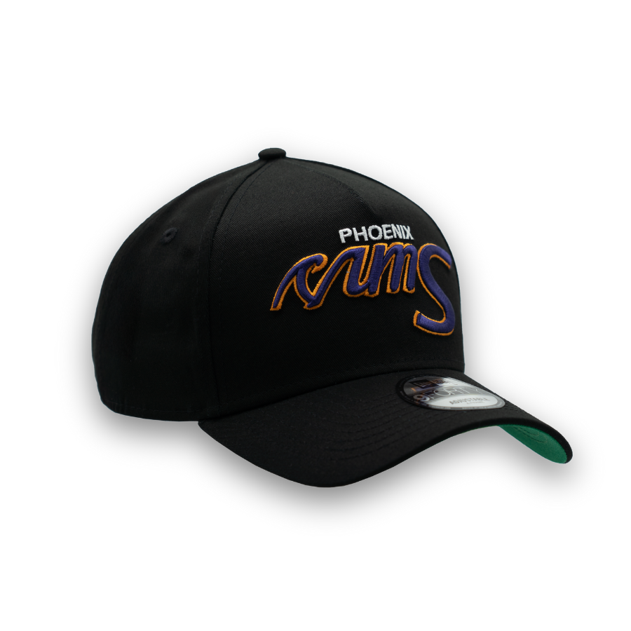 Phoenix Suns Upside Down New Era 9FORTY A-Frame NBA Cap Schwarz StadiumDreams Exclusive