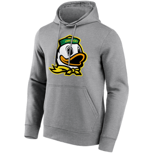 Oregon Ducks Fanatics NCAA Primary Logo Grafik College Hoodie Grau - STADIUMDREAMS