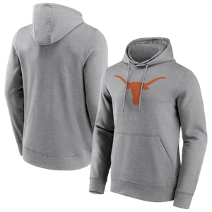 Texas Longhorns Fanatics NCAA Primary Logo Grafik College Hoodie Grau - STADIUMDREAMS