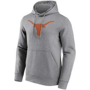 Texas Longhorns Fanatics NCAA Primary Logo Grafik College Hoodie Grau - STADIUMDREAMS