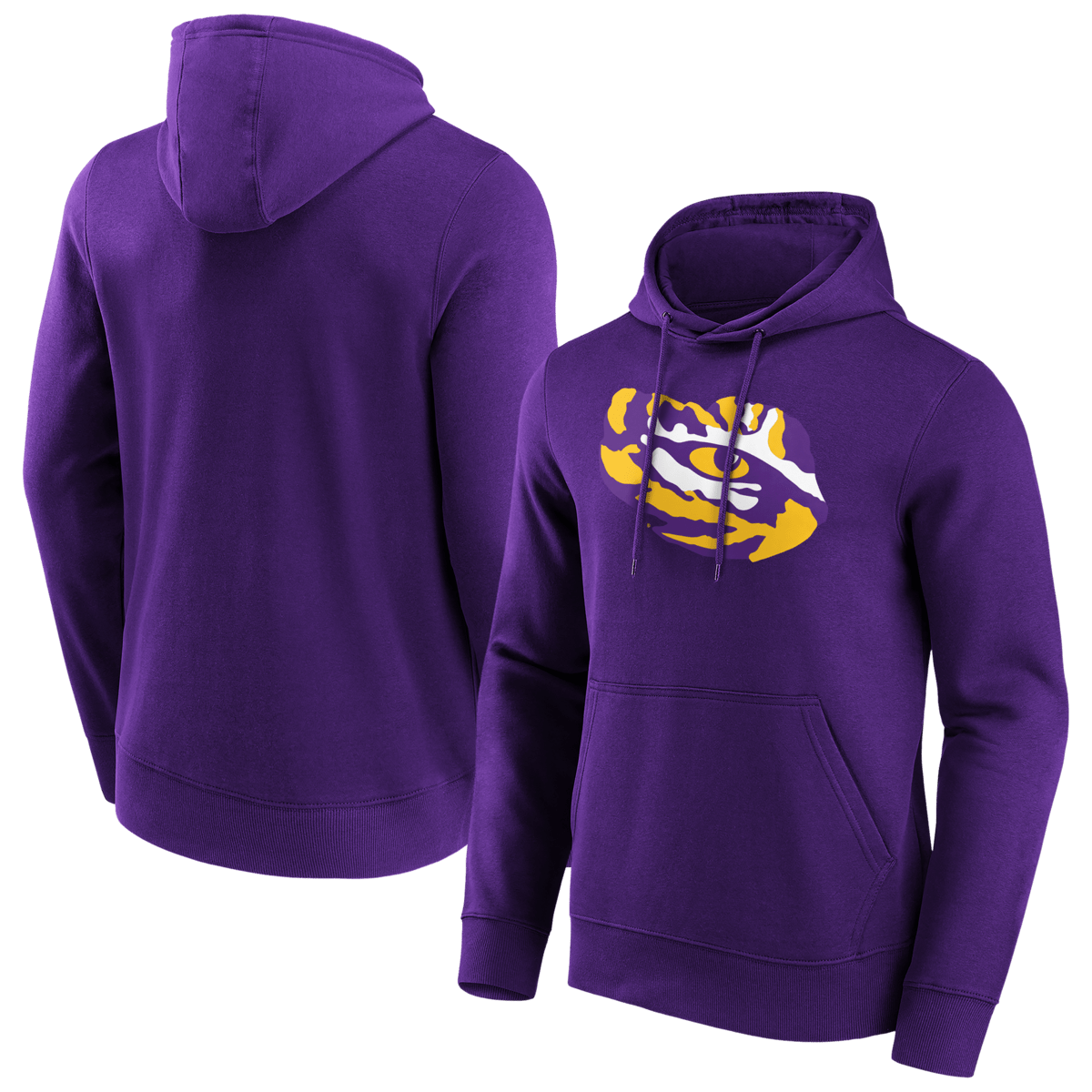 Louisiana State University Tigers Fanatics NCAA Primary Logo Grafik College Hoodie Lila - STADIUMDREAMS