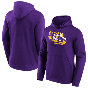 Louisiana State University Tigers Fanatics NCAA Primary Logo Grafik College Hoodie Lila - STADIUMDREAMS