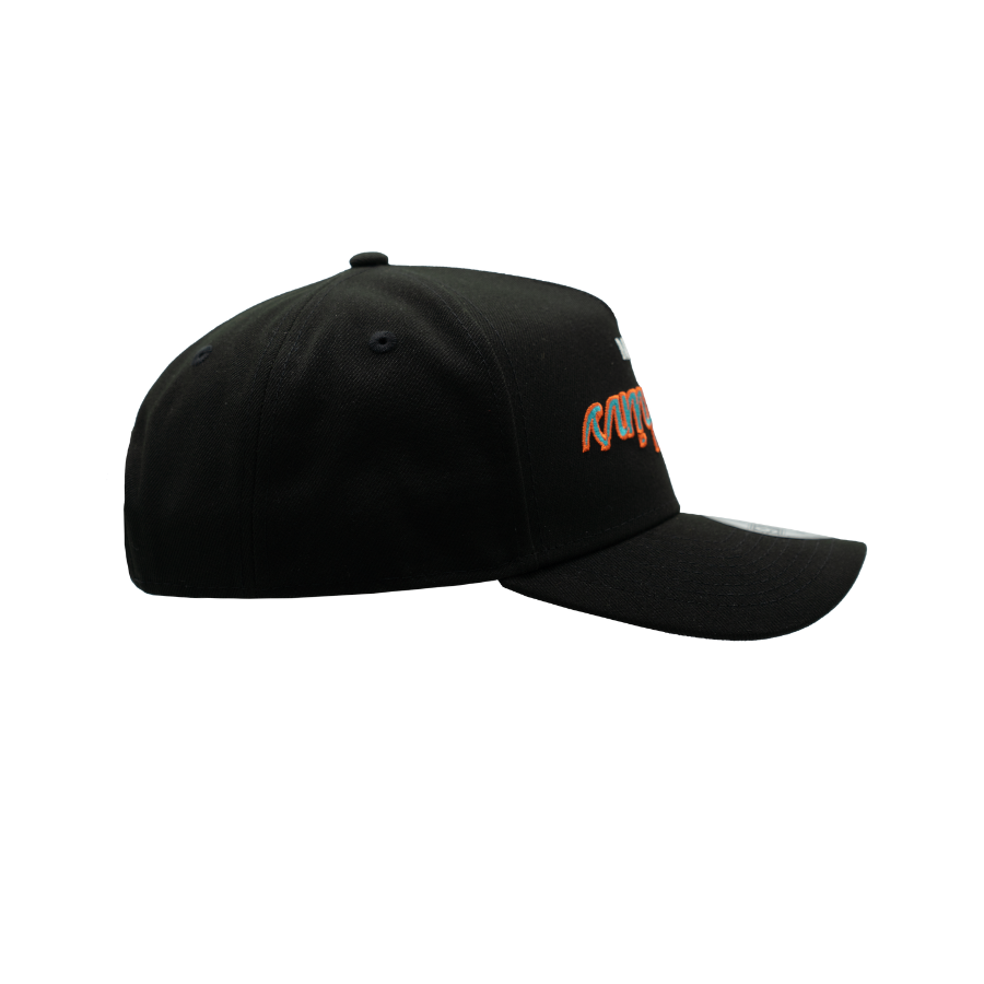 Miami Dolphins Upside Down New Era 9FORTY A-Frame NFL Cap Schwarz StadiumDreams Exclusive