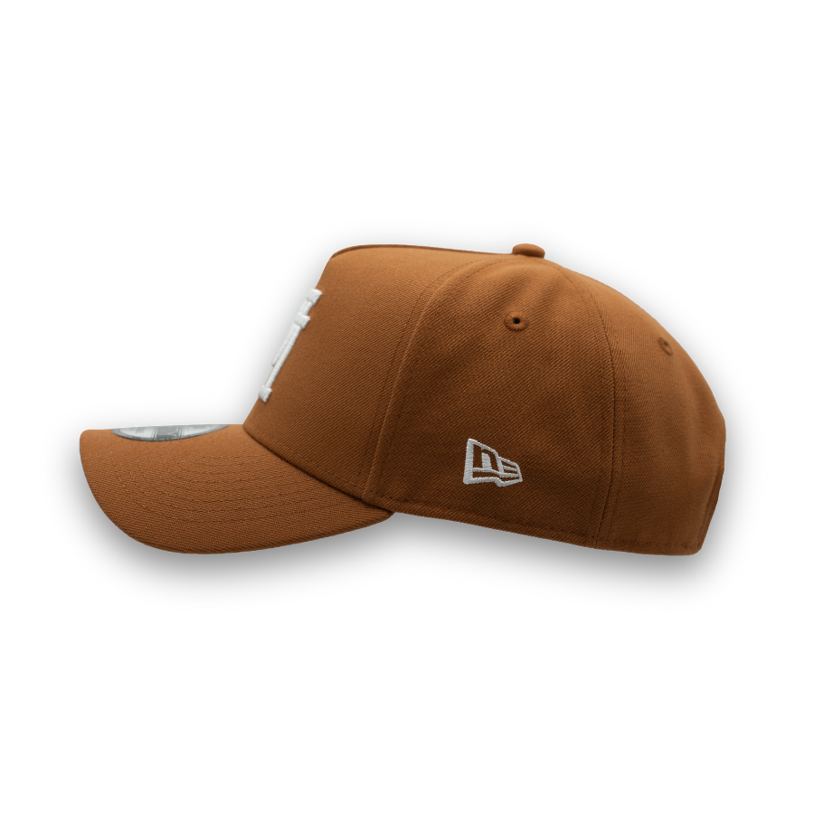 Los Angeles Dodgers Upside Down New Era 9FORTY A-Frame MLB Cap Kupfer Braun StadiumDreams Exclusive