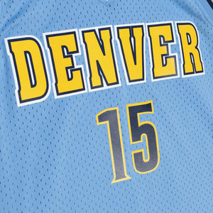 Nikola Jokic #15 Denver Nuggets Mitchell & Ness NBA Swingman Trikot 2016 Blau - STADIUMDREAMS