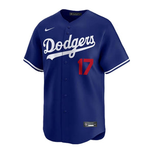 Shohei Ohtani #17 Los Angeles Dodgers Nike MLB Baseballtrikot Blau - STADIUMDREAMS