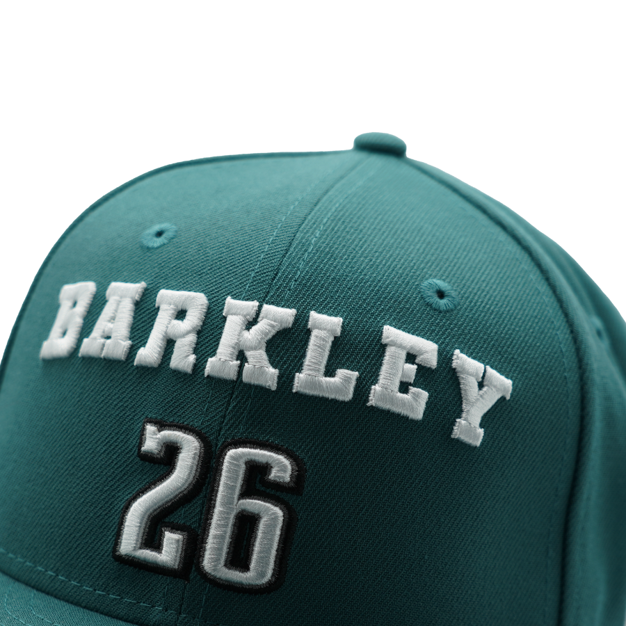 Philadelphia Eagles Saquon Barkley #26 New Era 9FIFTY NFL Player Cap Grün StadiumDreams Exclusive