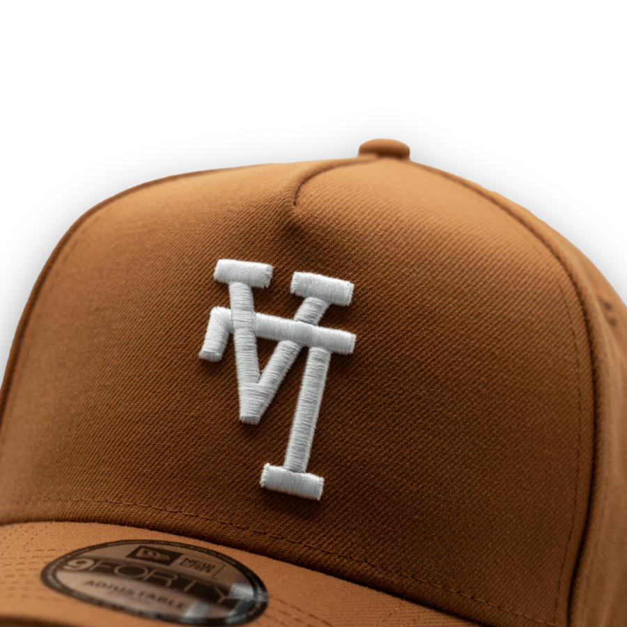 Los Angeles Dodgers Upside Down New Era 9FORTY A-Frame MLB Cap Kupfer Braun StadiumDreams Exclusive