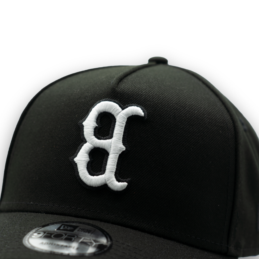 Boston Red Sox Upside Down New Era 9FORTY MLB Cap Schwarz StadiumDreams Exclusive