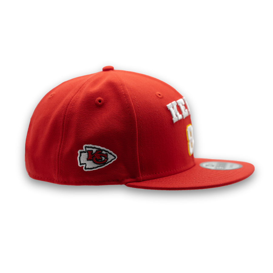 Kansas City Chiefs Travis Kelce #87 New Era 9FIFTY NFL Player Cap Rot StadiumDreams Exclusive