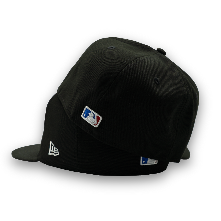 San Francisco Giants Upside Down New Era 59FIFTY MLB Cap Schwarz StadiumDreams Exclusive