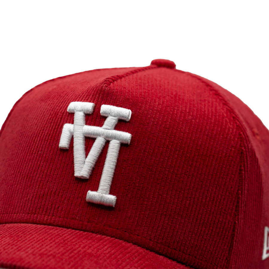 Los Angeles Dodgers Cord Upside Down New Era 9FORTY A-Frame MLB Cap Rot StadiumDreams Exclusive