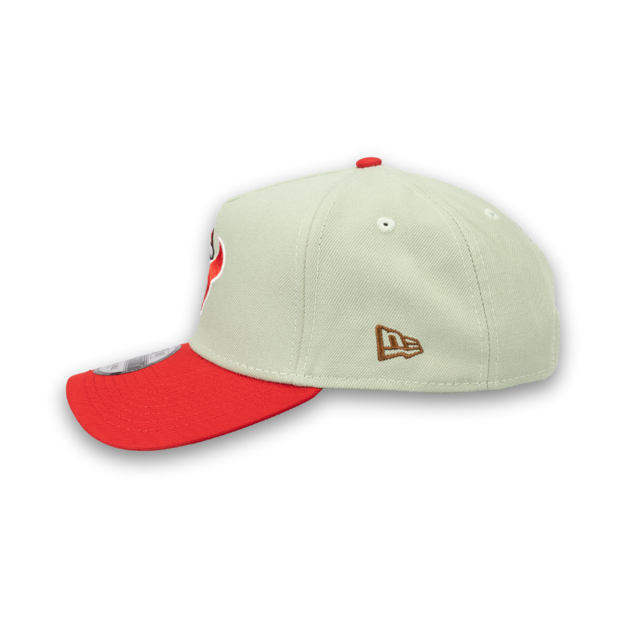 Houston Texans Christmas Edition New Era 9FORTY A-Frame NFL Cap Grün StadiumDreams Exclusive