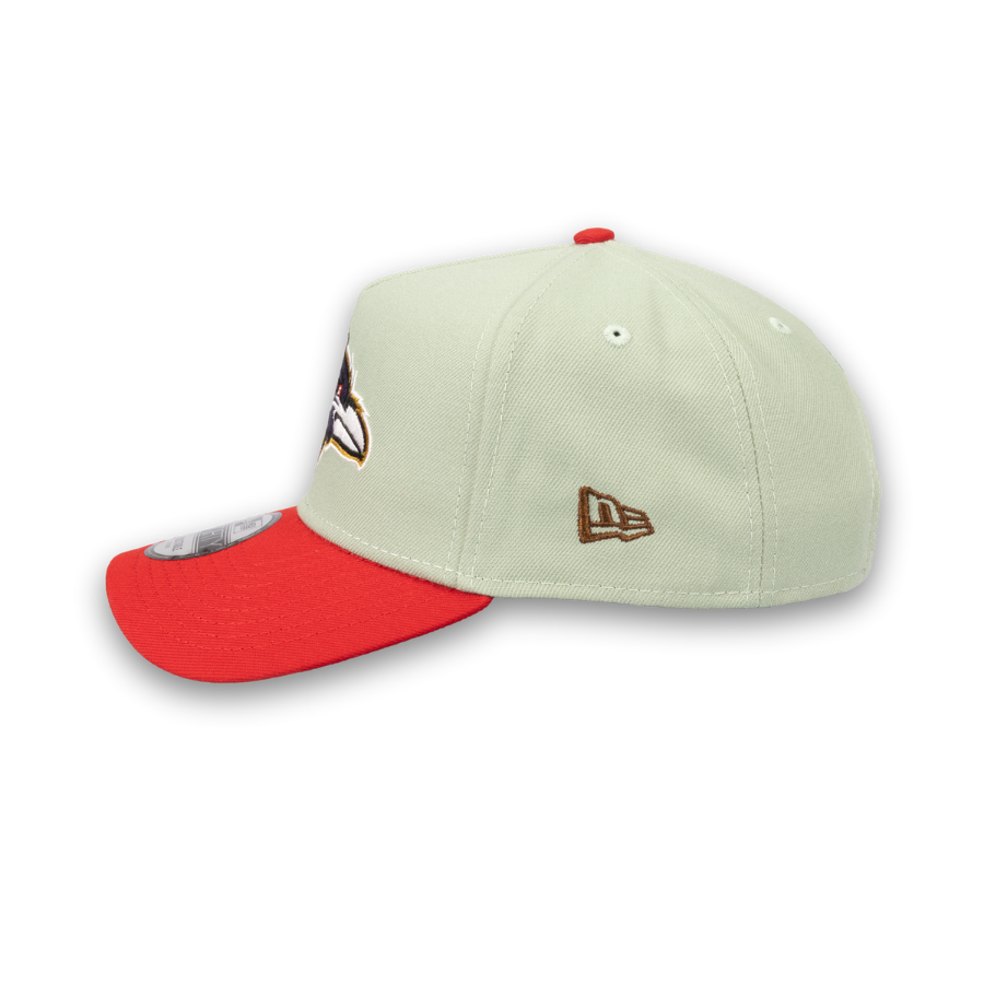 Baltimore Ravens Christmas Edition New Era 9FORTY A-Frame NFL Cap Grün StadiumDreams Exclusive