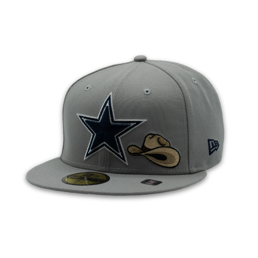 Dallas Cowboys New Era NFL Patch 59FIFTY Cap Grau - SD Exclusive