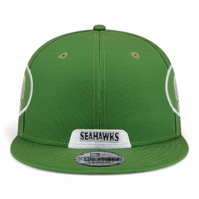 Seattle Seahawks New Era 2025 Rivalries LIMITED Helmet Pack 9FIFTY NFL Cap Grün