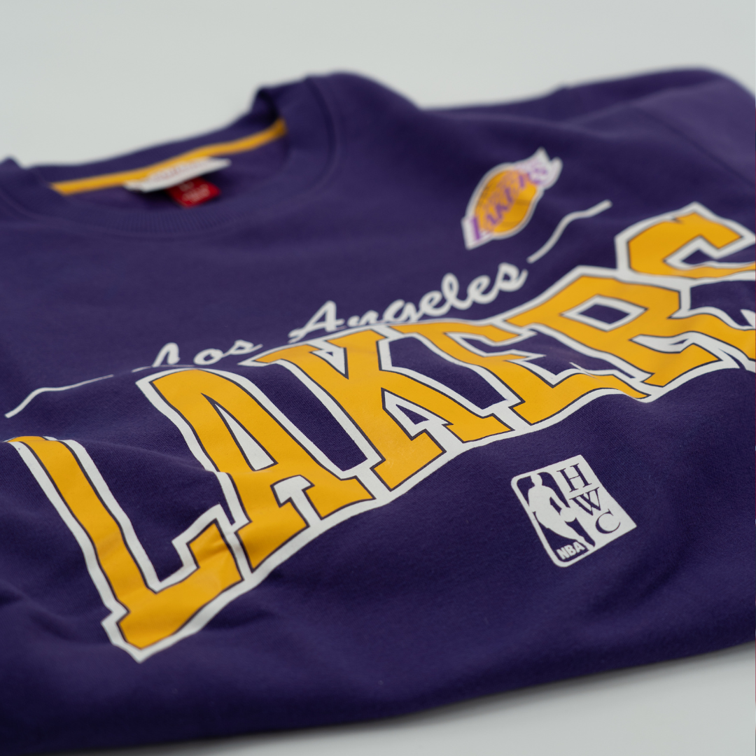 1NBA There and Back Fleece Crew LA Lakers