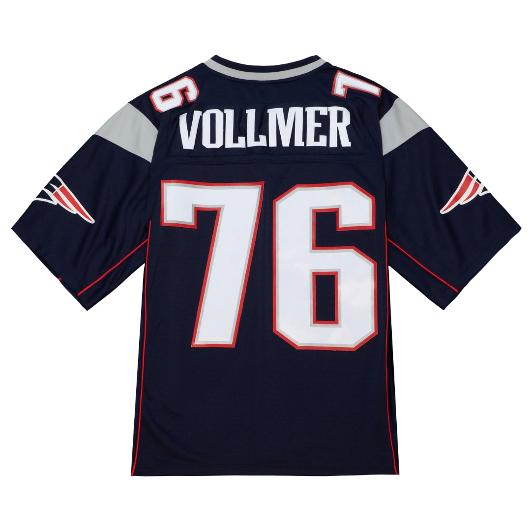 Sebastian Vollmer #76 New England Patriots Mitchell & Ness NFL Trikot 2009 Navy