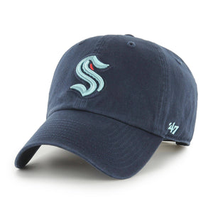 47 BRAND Caps ONE SIZE / BLAU / SEATTLE KRAKEN Seattle Kraken NHL '47 CLEAN UP verstellbare Cap blau