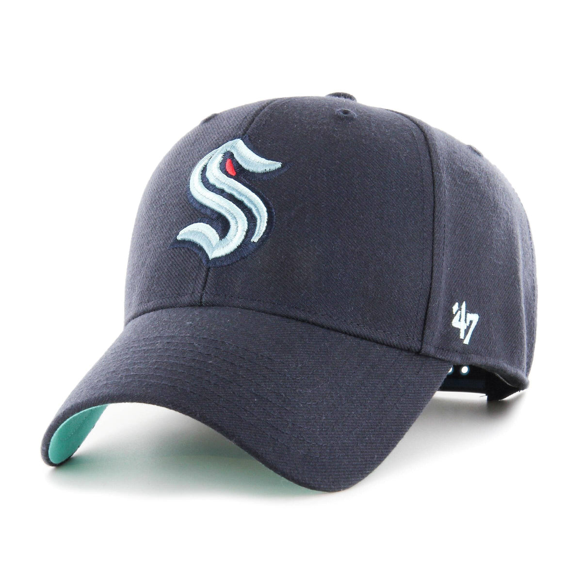 Seattle Kraken NHL Ballpark Snap '47 MVP verstellbare Cap blau - STADIUMDREAMS