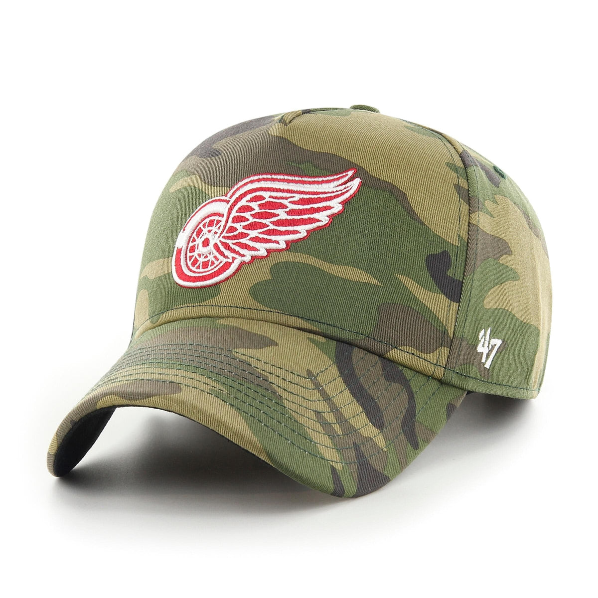 Detroit Red Wings NHL Grove Snapback '47 MVP DT verstellbare Cap camouflage - STADIUMDREAMS