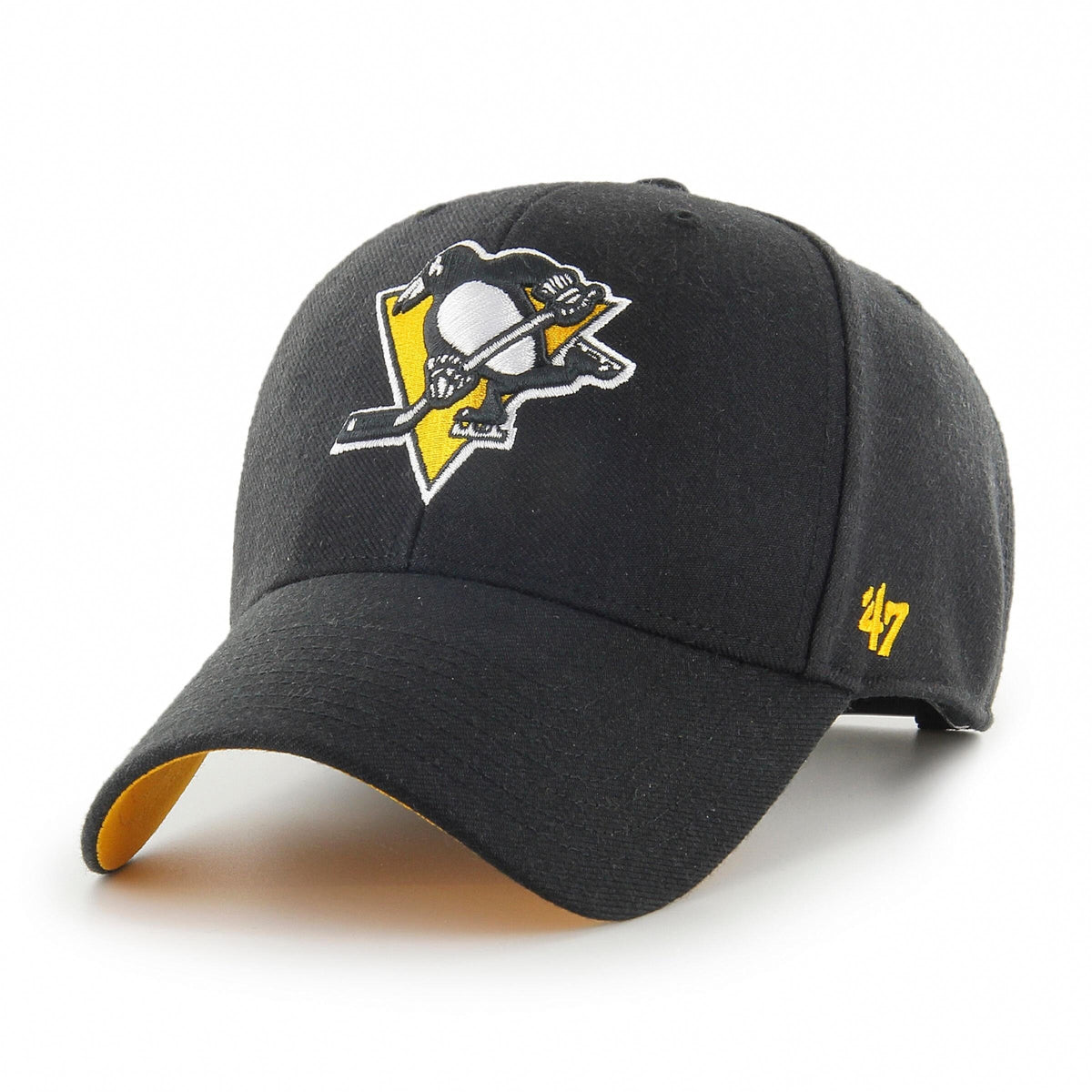 Pittsburgh Penguins NHL Ballpark Snap '47 MVP verstellbare Cap schwarz - STADIUMDREAMS