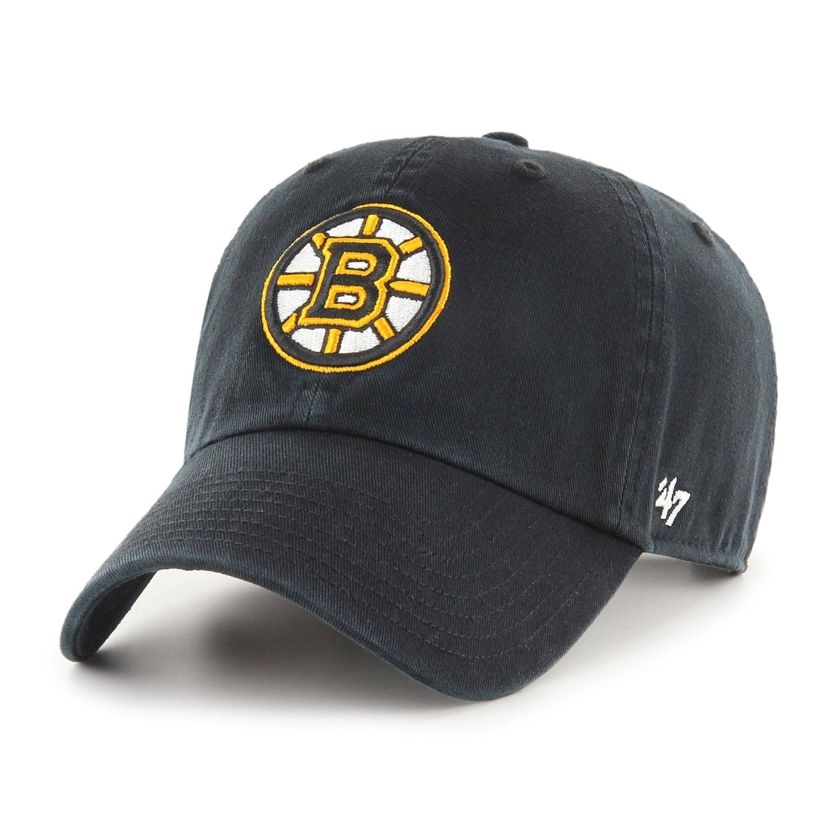 Boston Bruins NHL '47 CLEAN UP verstellbare Cap schwarz - STADIUMDREAMS