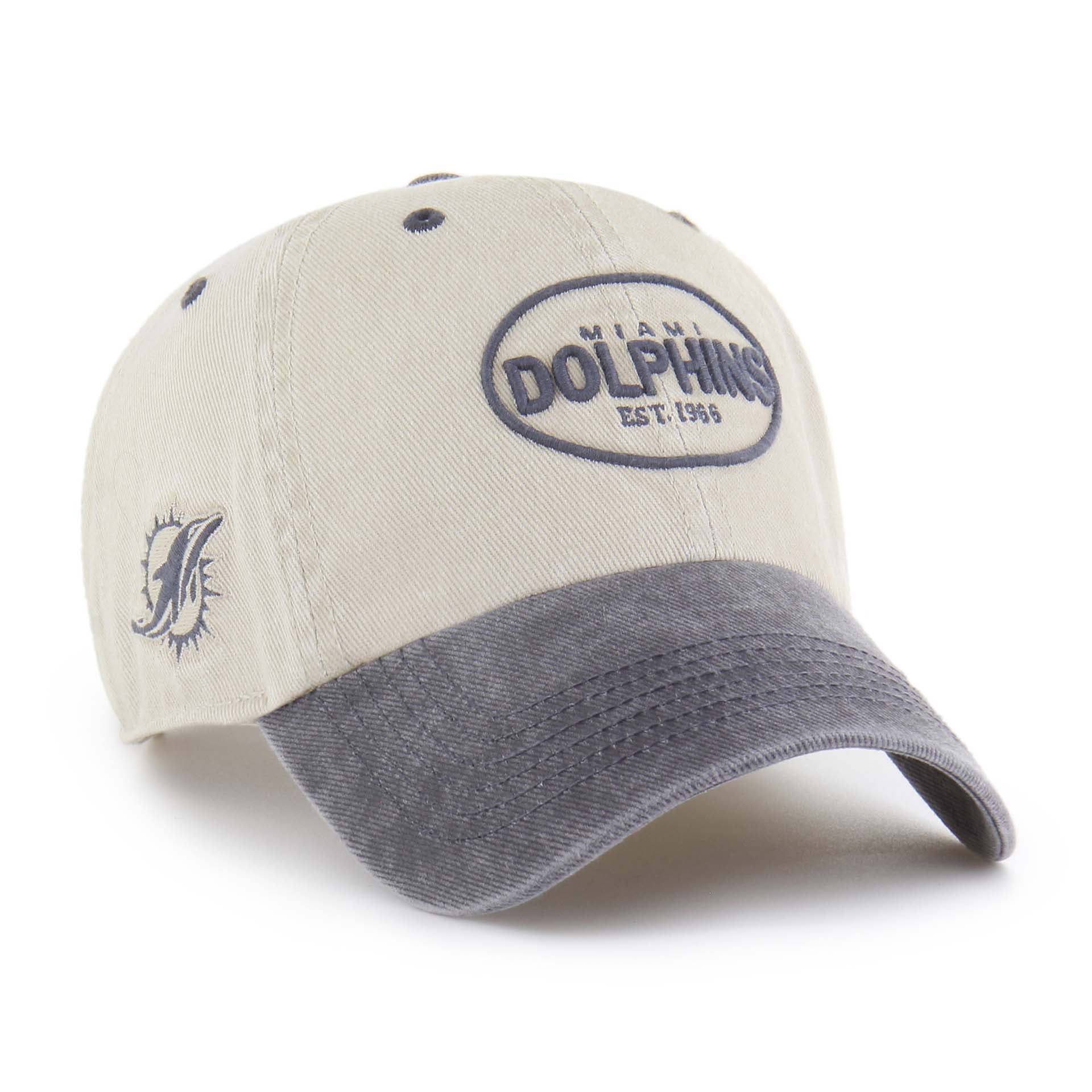 Miami Dolphins '47 Breaking Trail Clean Up NFL Cap Beige
