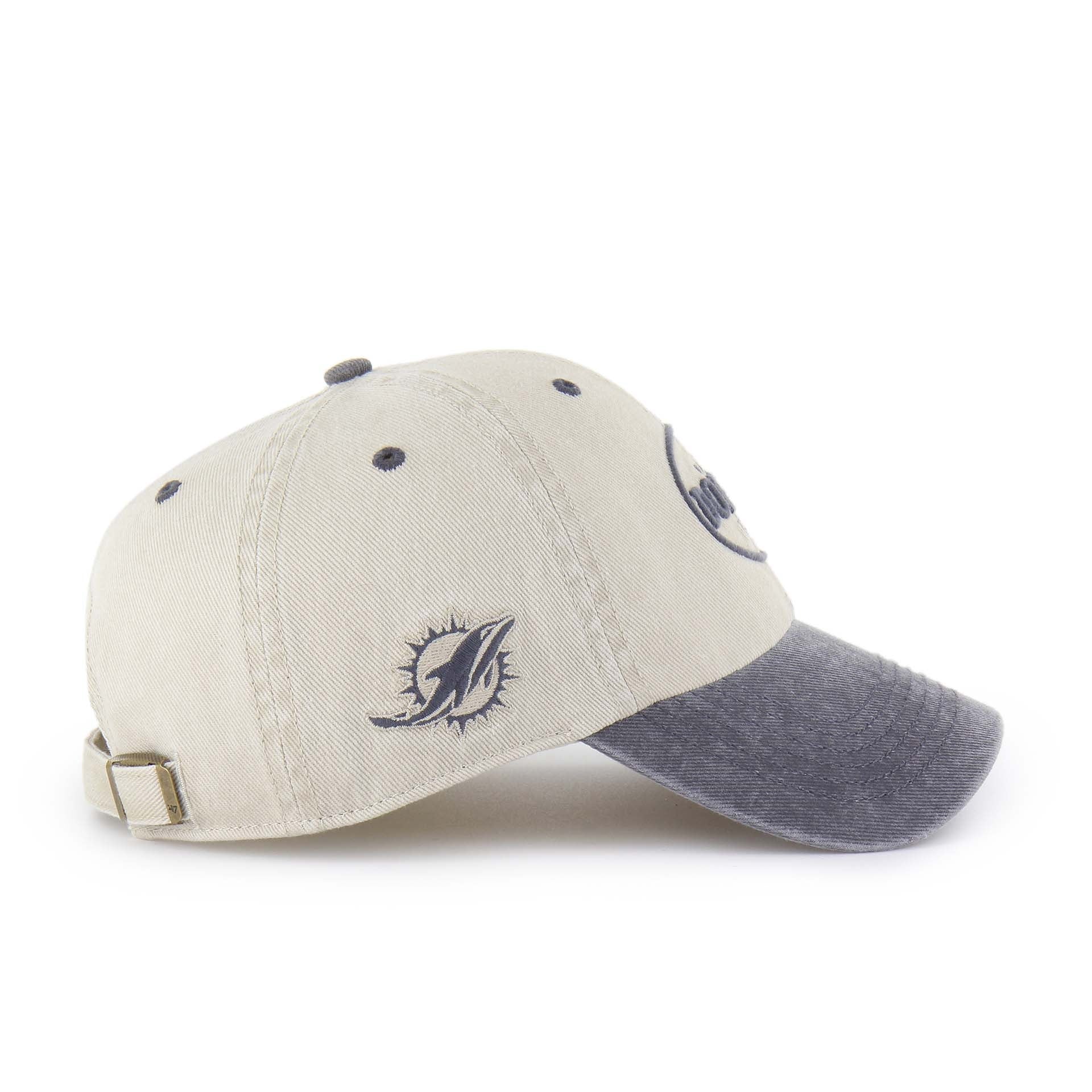 Miami Dolphins '47 Breaking Trail Clean Up NFL Cap Beige