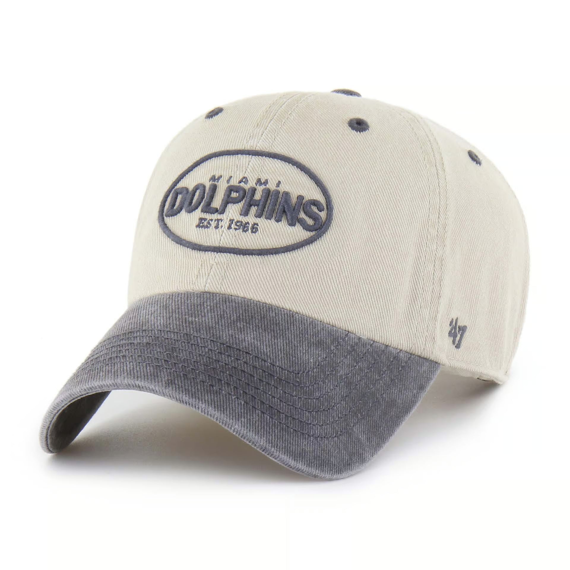 Miami Dolphins '47 Breaking Trail Clean Up NFL Cap Beige