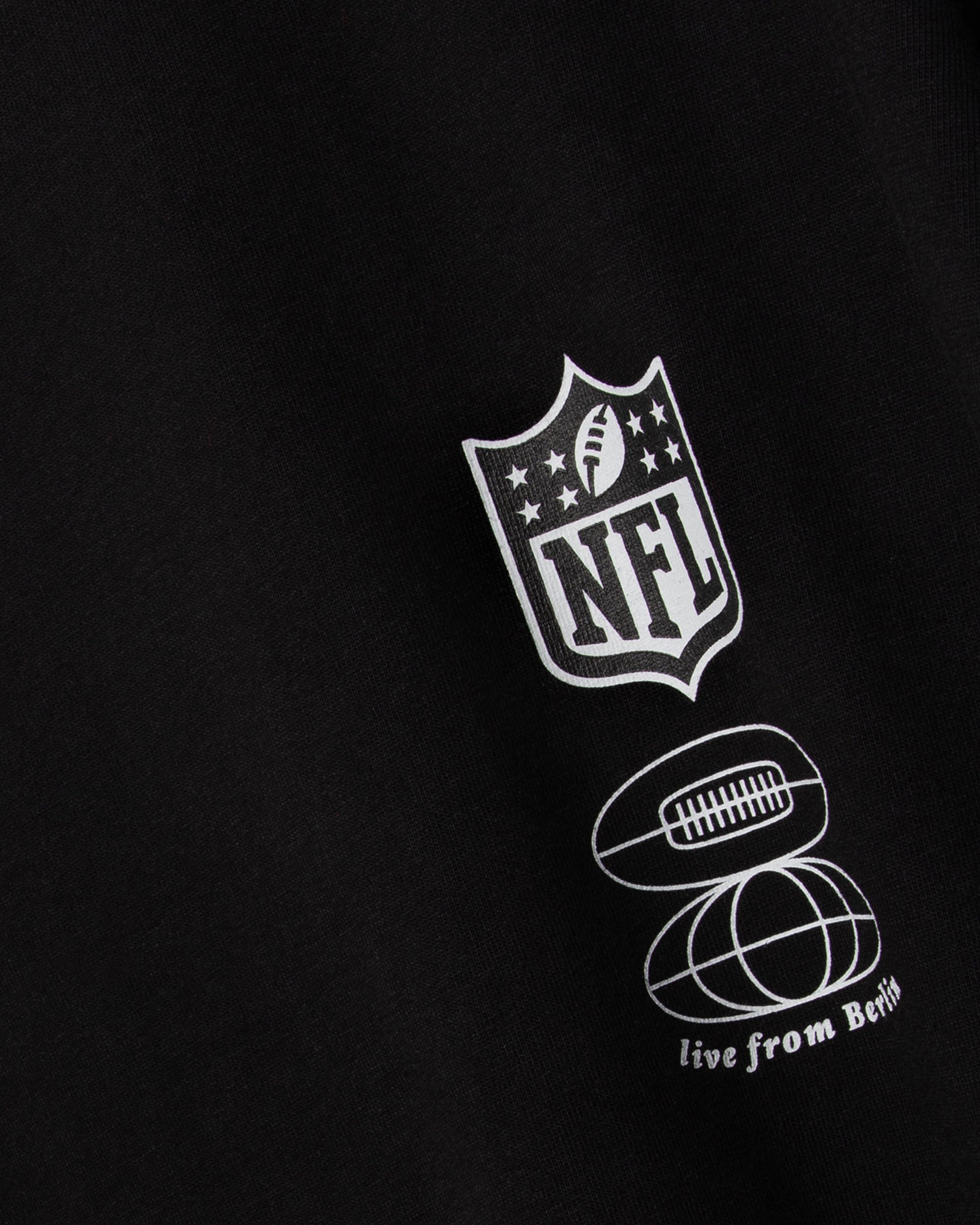 2025 NFL Berlin Game Lobster & Lemonade Berlin Satellite Map NFL T-Shirt Schwarz