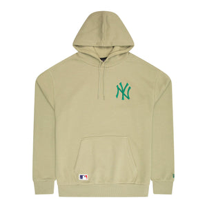 New York Yankees MLB Emb Logo Oversized Hoodie beige - STADIUMDREAMS