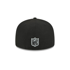 Schwarze NEW ERA Las Vegas Raiders 59FIFTY Fitted NFL Cap