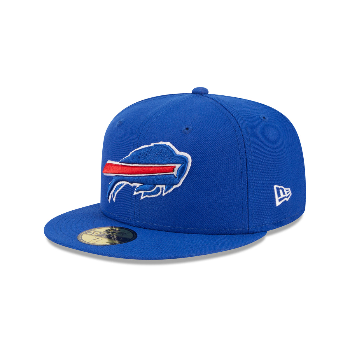 Buffalo Bills New Era 59FIFTY Fitted NFL Cap in Blau, seitliche Ansicht