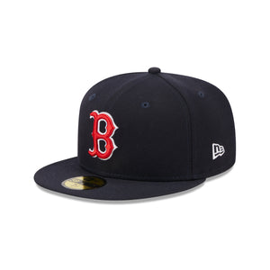 Boston Red Sox New Era OTC 59FIFTY Fitted MLB Cap in Blau, Seitenansicht