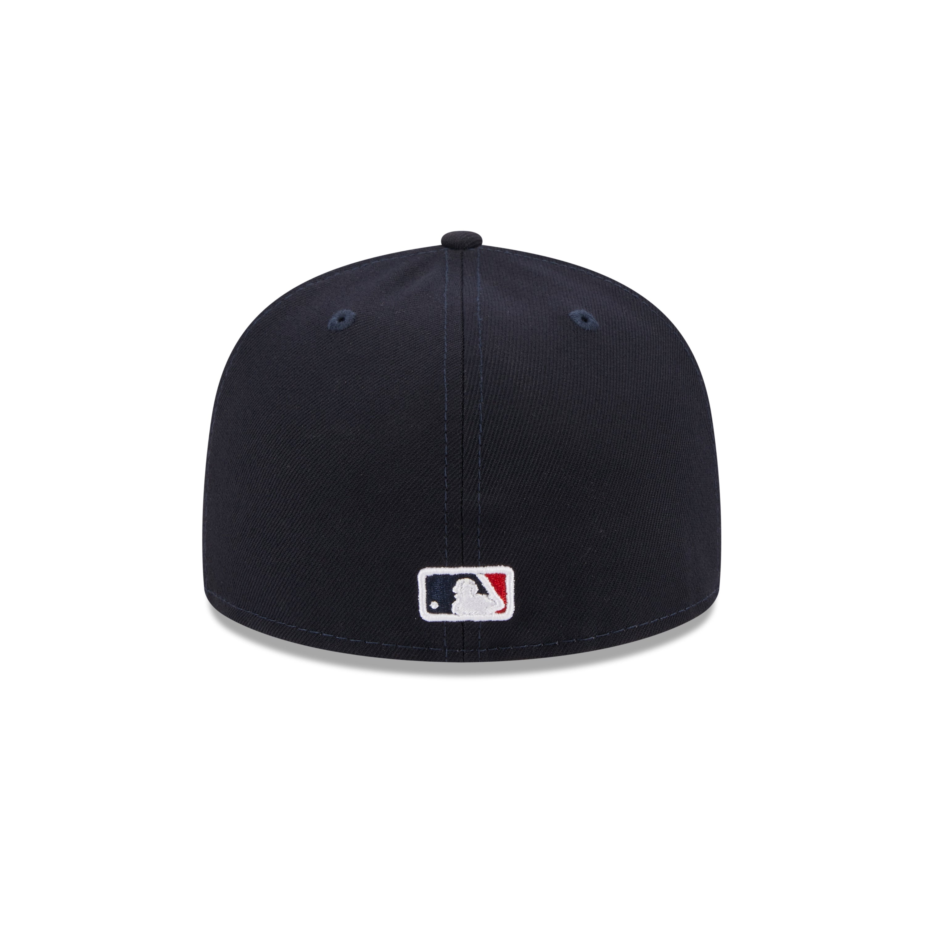 Atlanta Braves New Era 59FIFTY Fitted MLB Cap in Blau mit Teamlogo geschniegelt