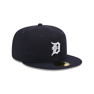 Detroit Tigers New Era OTC 59FIFTY Fitted MLB Cap in Blau mit strukturiertem Schirm