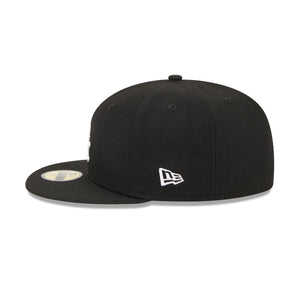 Schwarze Chicago White Sox New Era OTC 59FIFTY Fitted MLB Cap mit Teamlogo an der Seite
