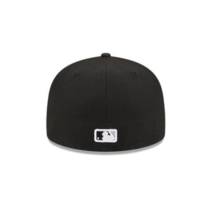 Chicago White Sox New Era OTC 59FIFTY Fitted MLB Cap in Schwarz mit gebogenem Schirm